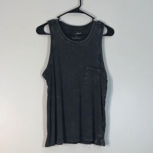 Grunge Grey Pocket Tank
